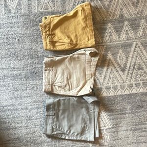 Women’s Khaki Shorts Set of 3